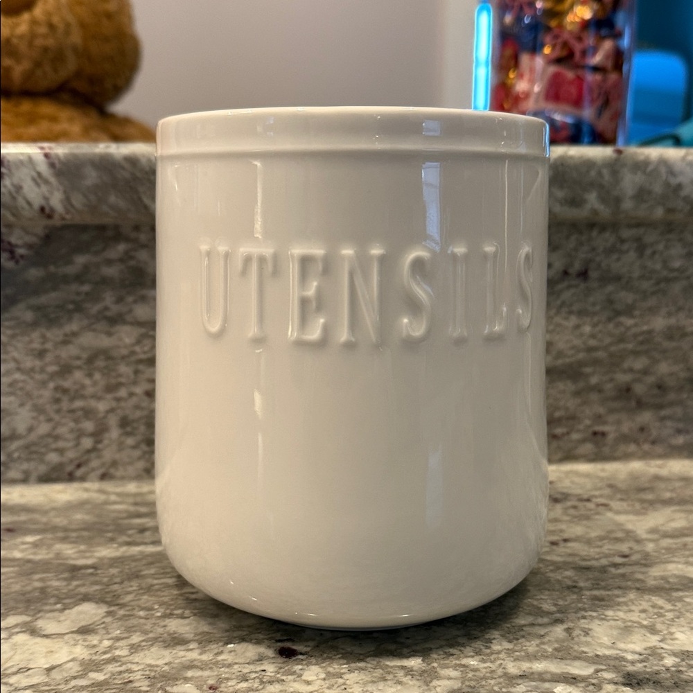 Bread + Butter Kitchen Life Porcelain Utensil Crock